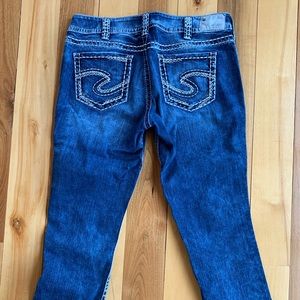 Silver Suki Mid Capri